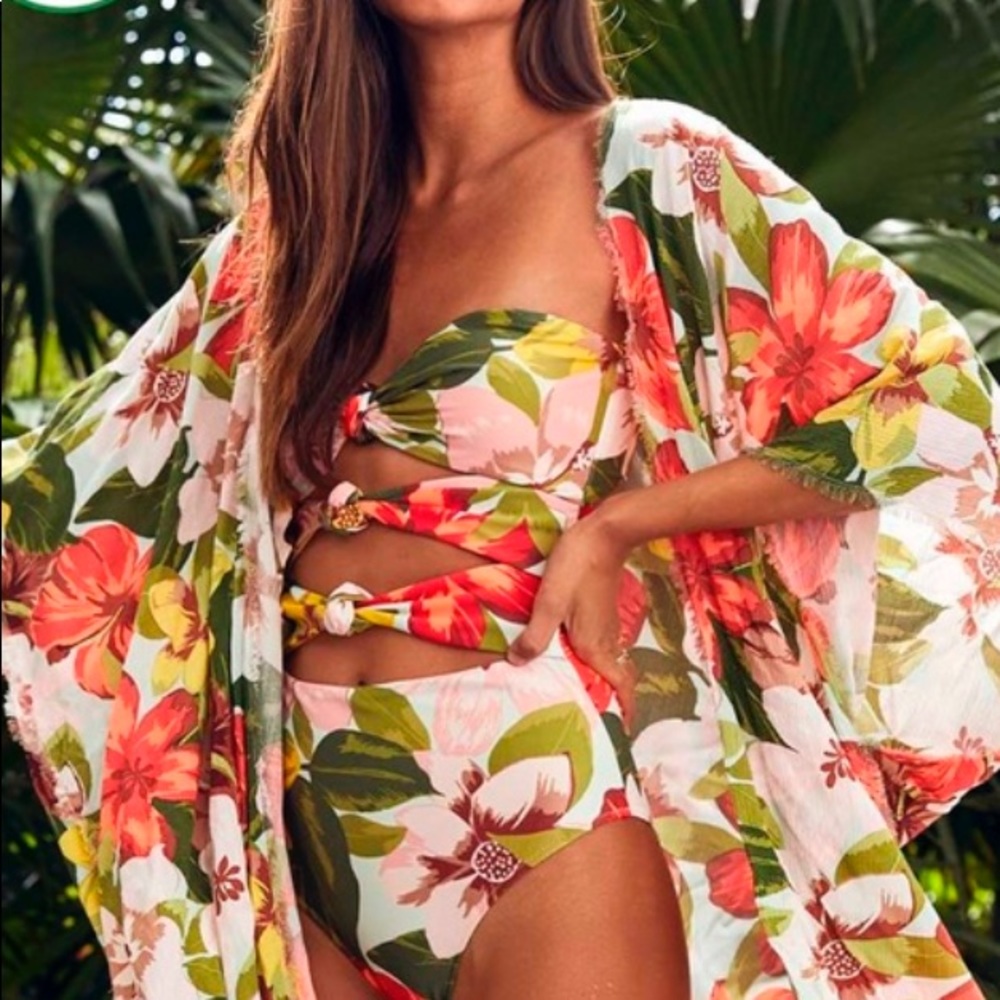 Aerie Triple Knotted One Piece Swimsuit